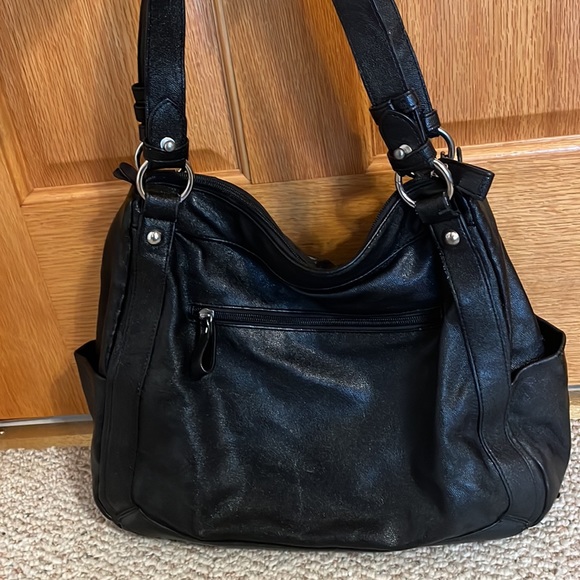 Black leather purse - Picture 2 of 5